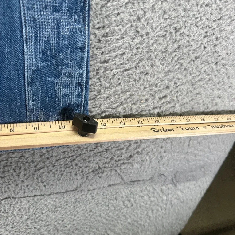 Old Navy Drapey Jeans Women's 0P Blue Cotton Denim Wide-Leg Workwear Stretch